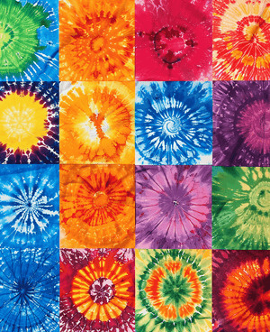 Collage Soup Good Vibrations: 75-Page eBook of Psychedelic Designs Inspired by the 60s
