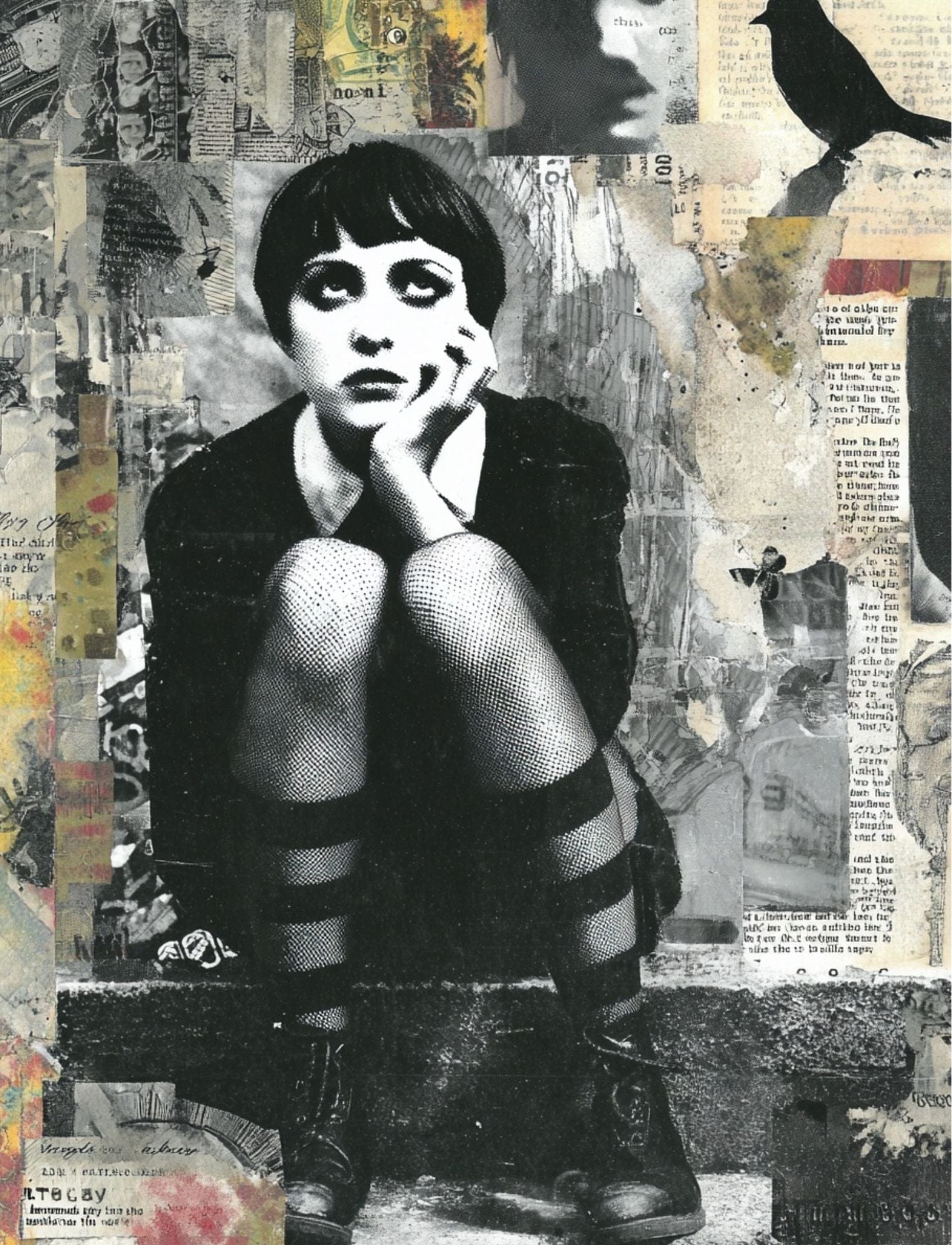 Collage Soup Hexy & I Know It (eBook) Gothic Halloween Collage Pages – 90+ Digital Designs