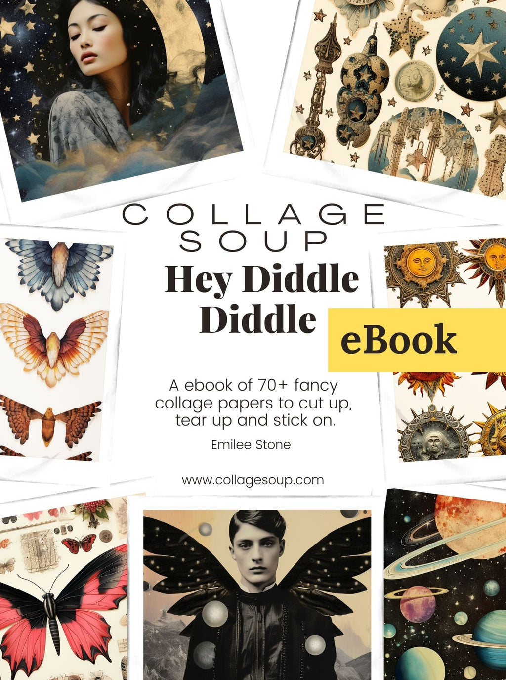 Collage Soup Hey Diddle Diddle eBook (Digital Download – Not a Paperback)