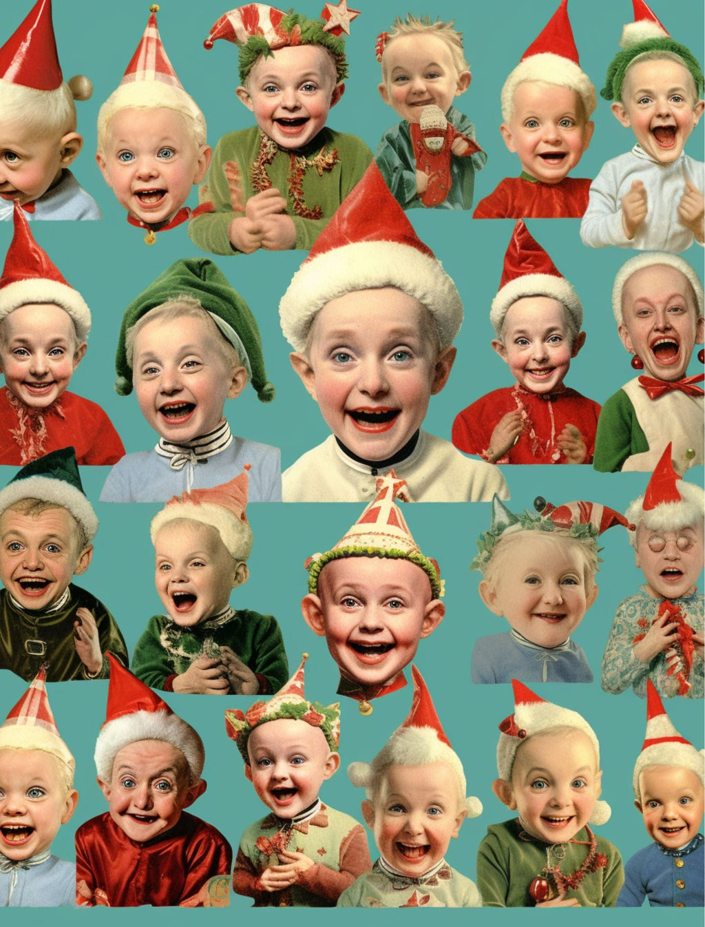 Collage Soup Ho, Ho, Ho (eBook) Christmas-Themed Printables for Journals & Crafts – 80 Pages