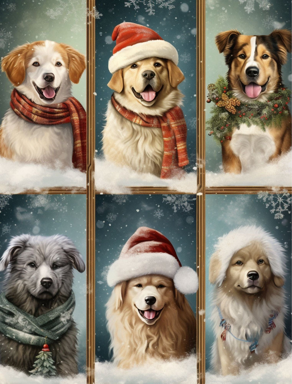 Collage Soup Ho, Ho, Ho (eBook) Christmas-Themed Printables for Journals & Crafts – 80 Pages