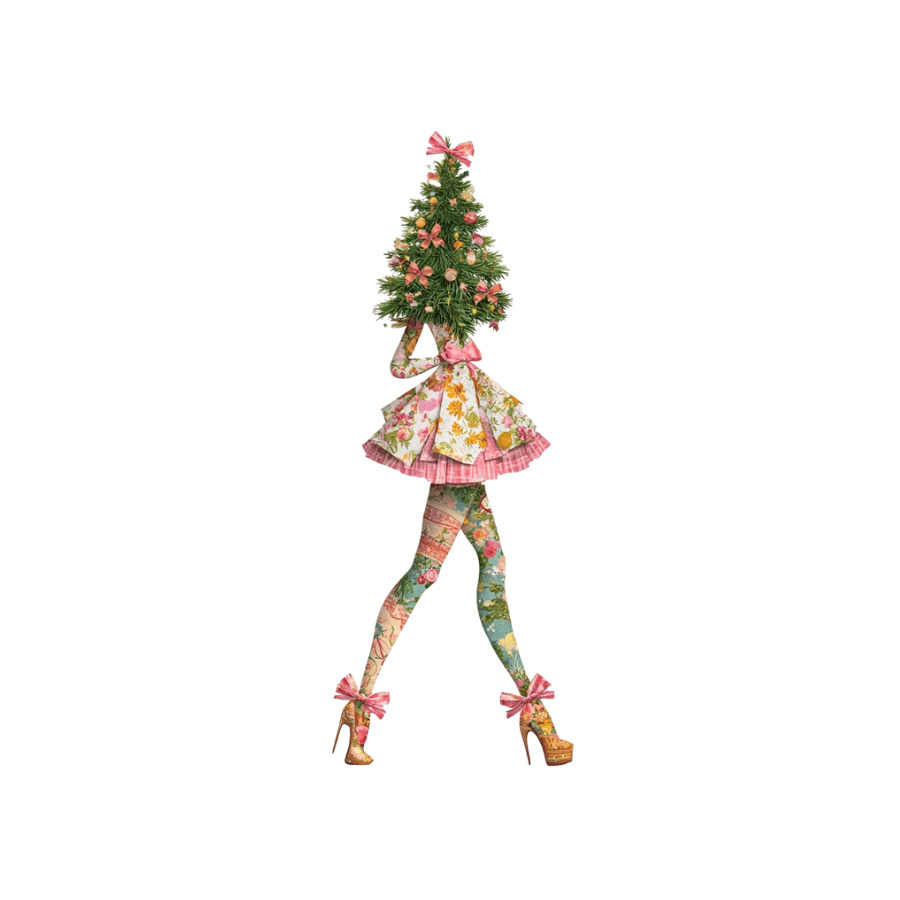 Collage Soup Ho, Ho, What?! – 24 Holiday Die Cuts | 12 Designs of Whimsical Collage Christmas Characters