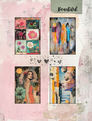 Collage Soup I Need This In My Life: 92 Cut-Outs for ATCs & 23 Backgrounds