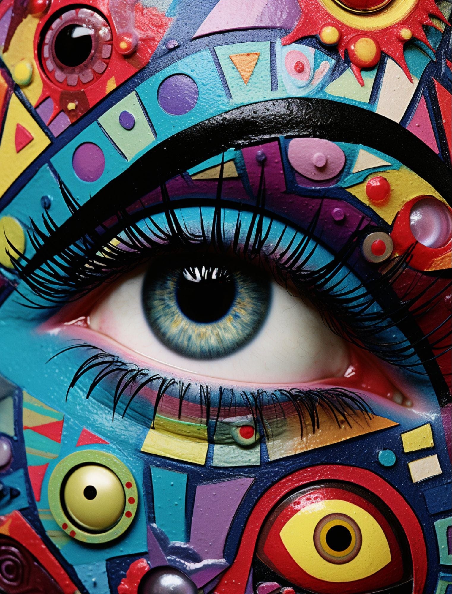Collage Soup I Spy an Eye (eBook) A 139-Page Collage Collection of Faces and Eyes