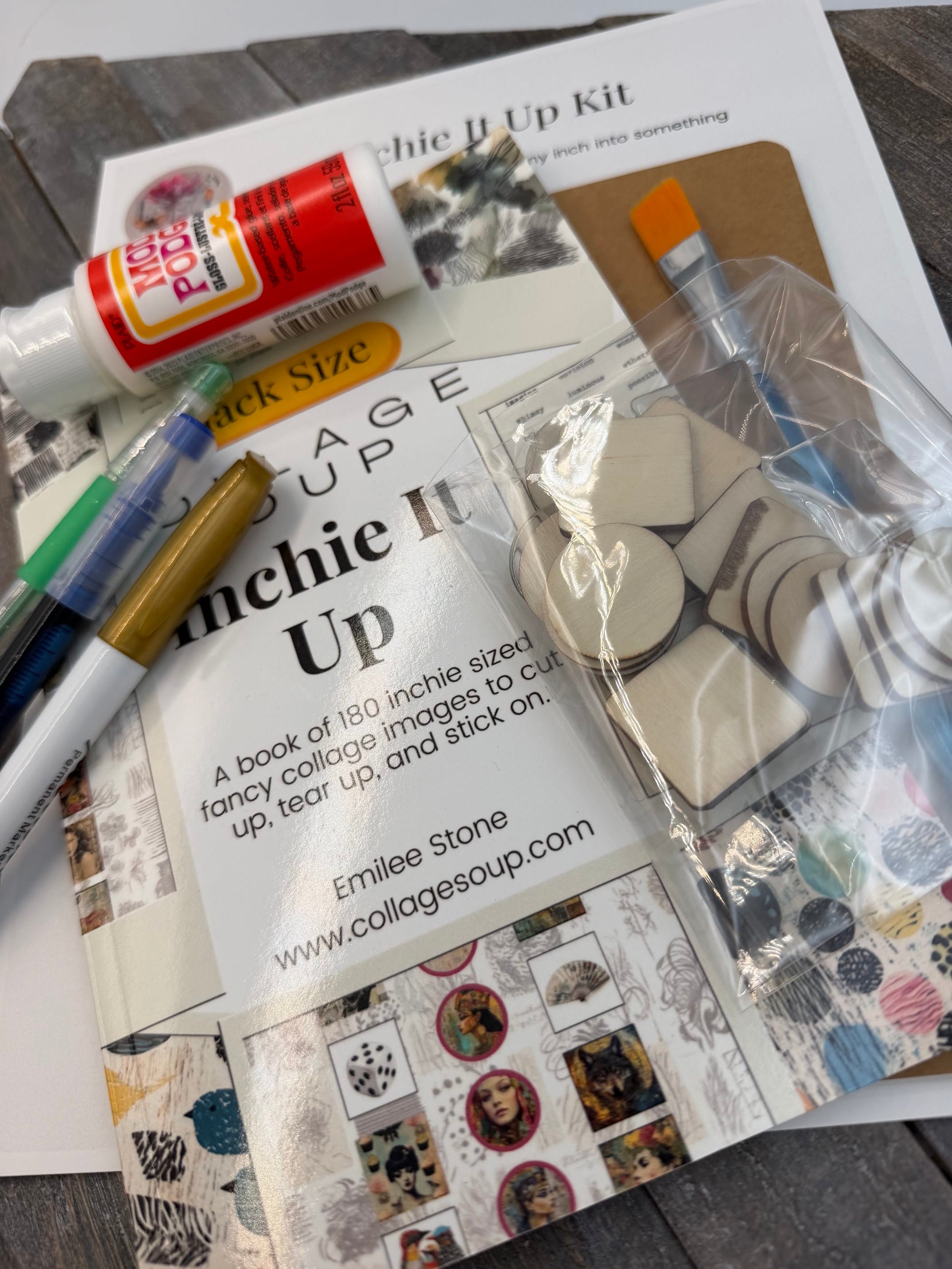 Collage Soup Inchie It Up! Creative Kit
