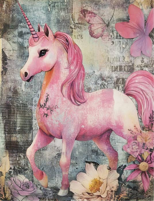 Collage Soup Journal Girly