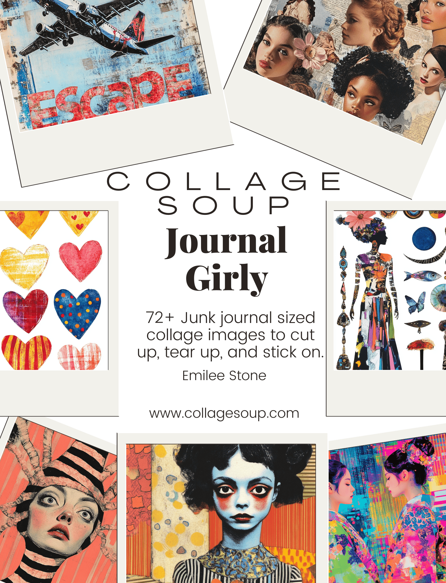 Collage Soup Journal Girly eBook
