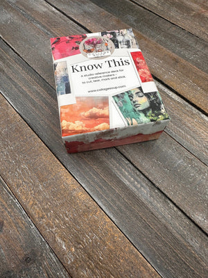 Collage Soup Know This | Art Studio Reference Deck
