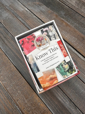 Collage Soup Know This | Art Studio Reference Deck