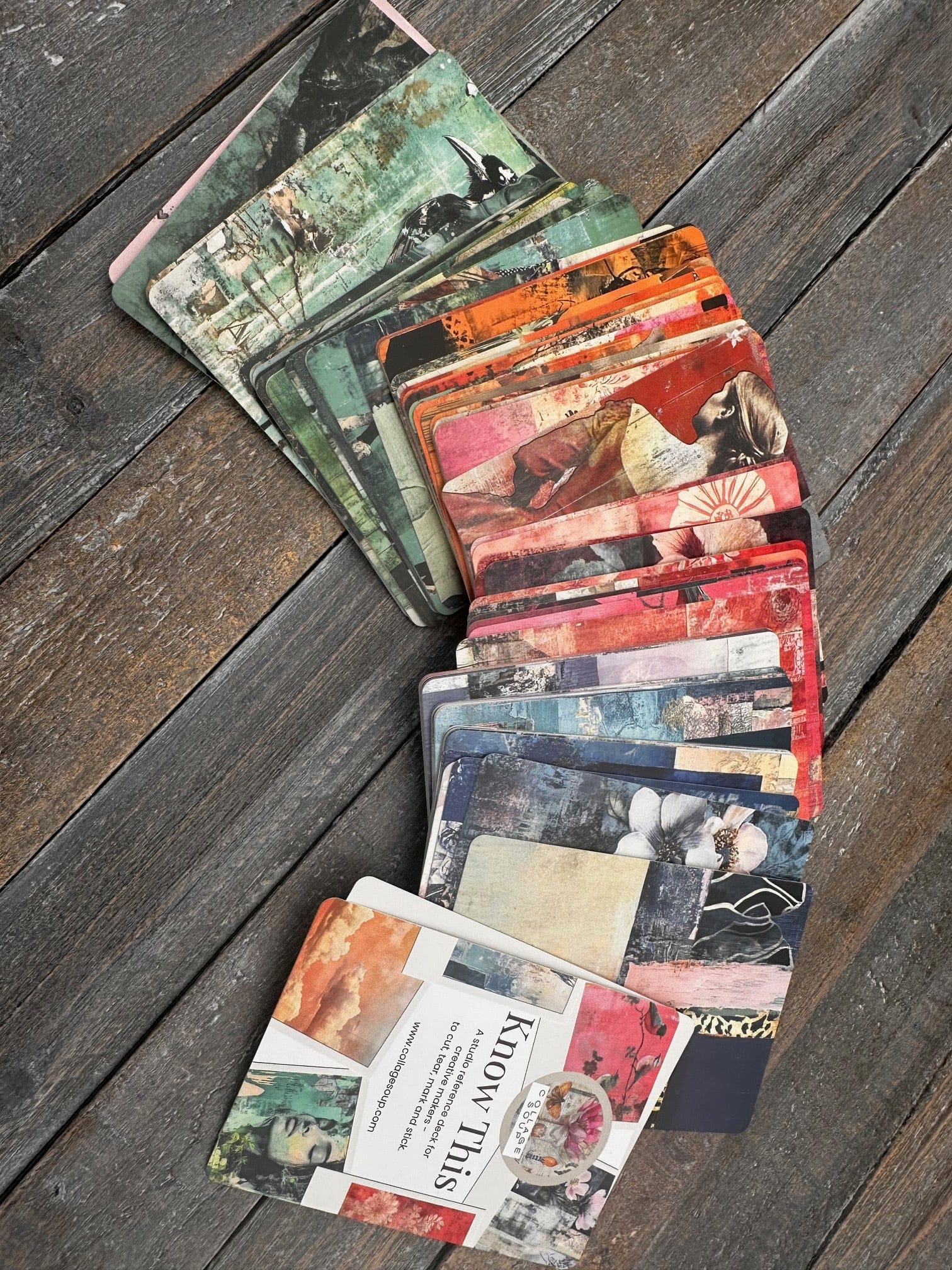 Collage Soup Know This | Art Studio Reference Deck