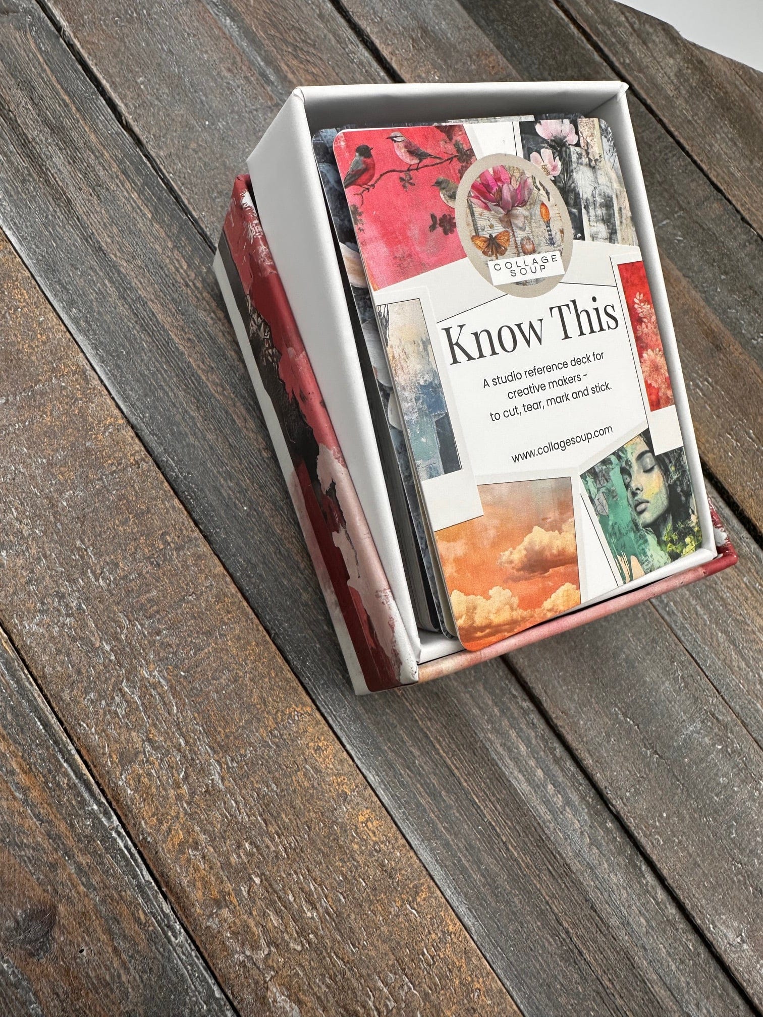 Collage Soup Know This | Art Studio Reference Deck
