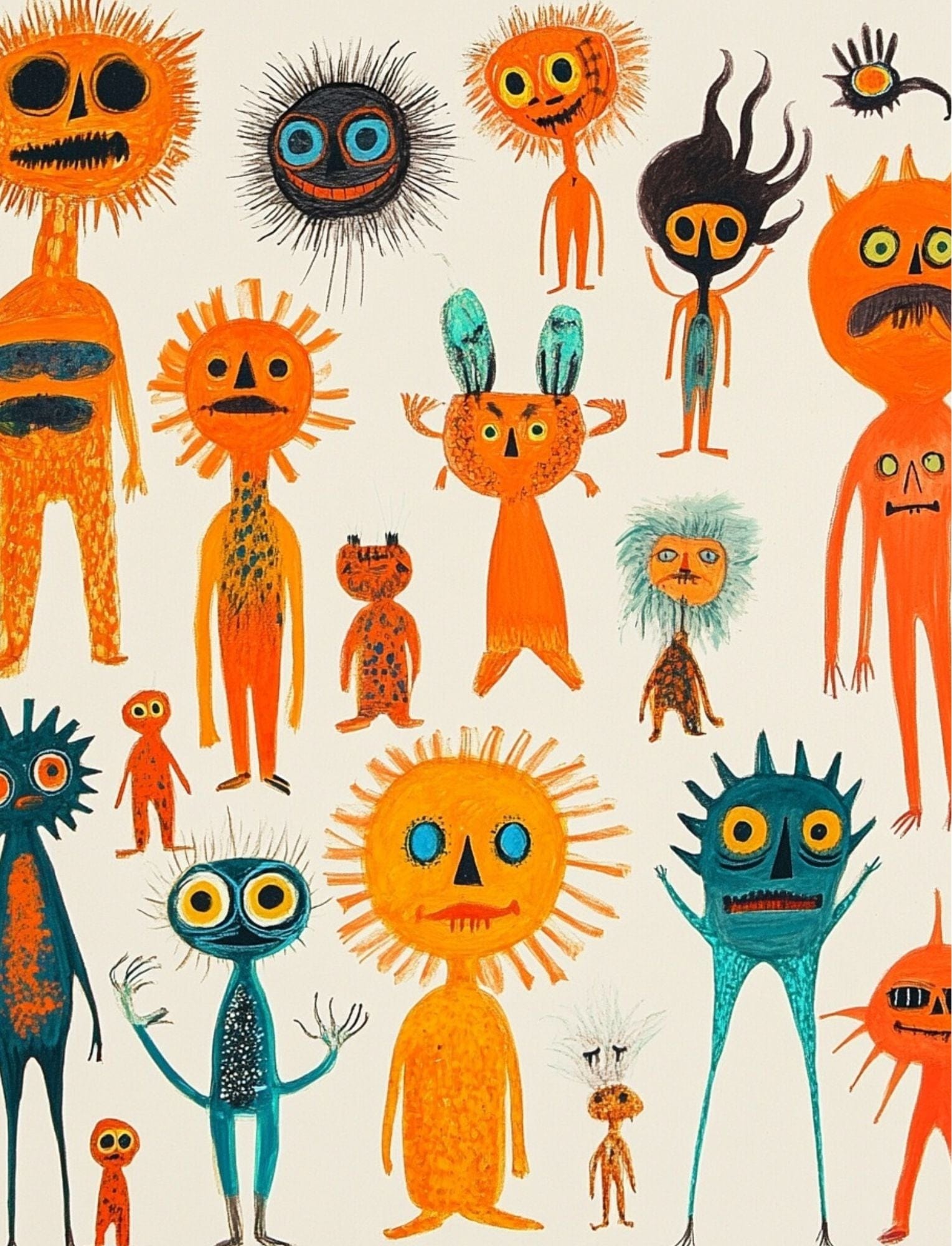 Collage Soup Lady Marmalade (eBook) – Orange-Themed Collage Art Collection – 72 Pages