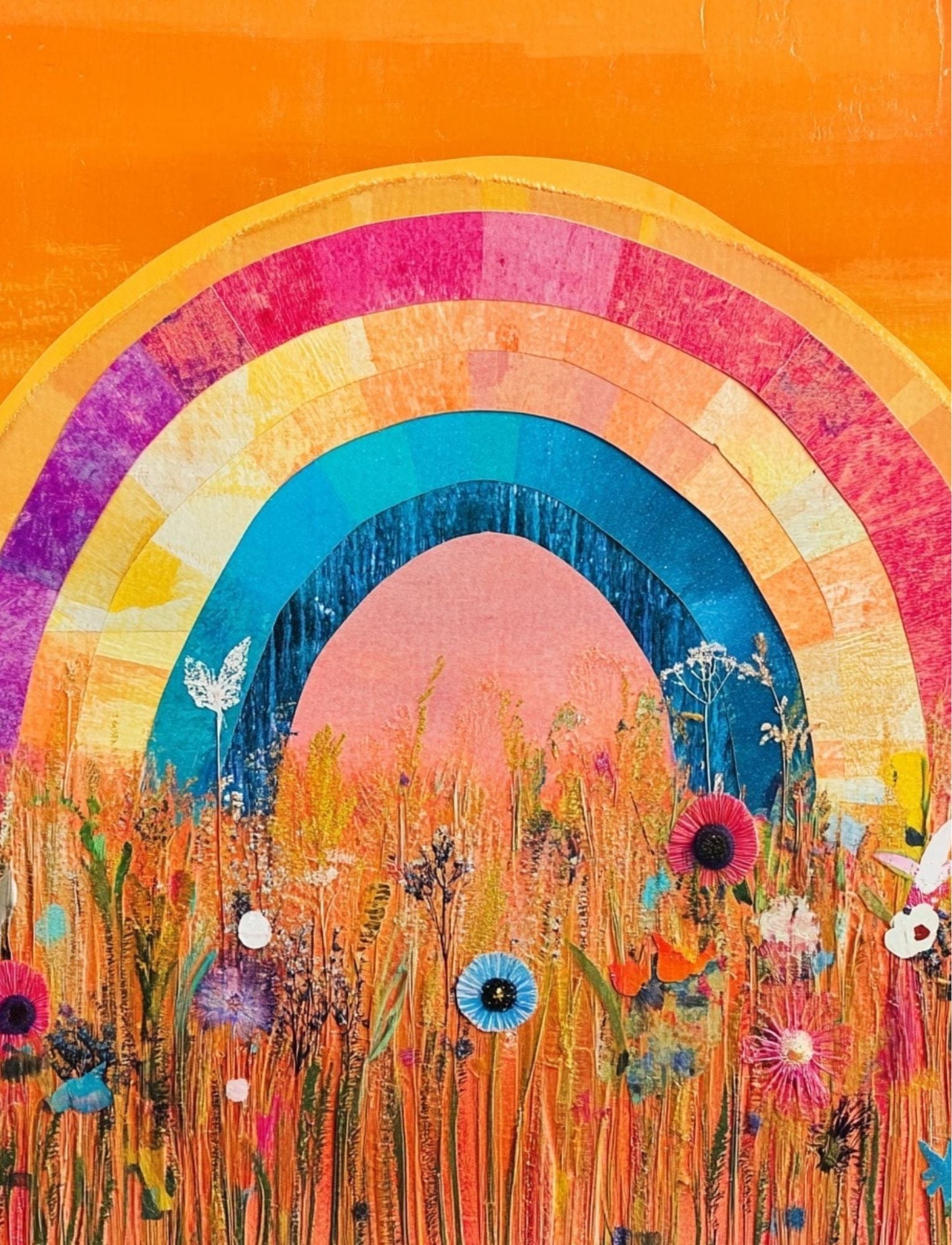 Collage Soup Lady Marmalade (eBook) – Orange-Themed Collage Art Collection – 72 Pages