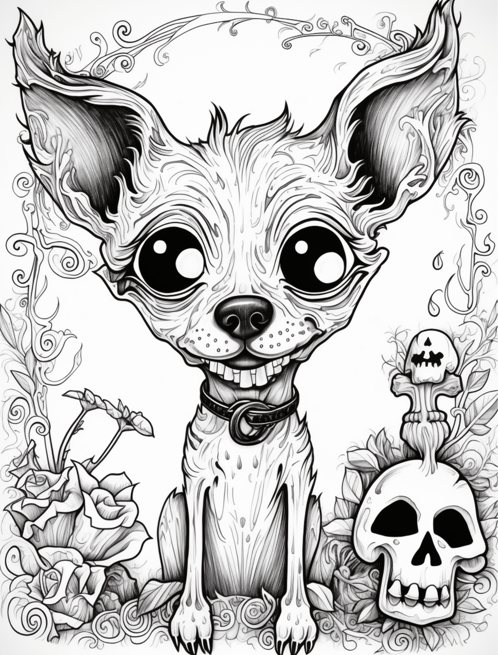 Collage Soup Life is Ruff: A Whimsical Dog-Themed Coloring & Collage Book