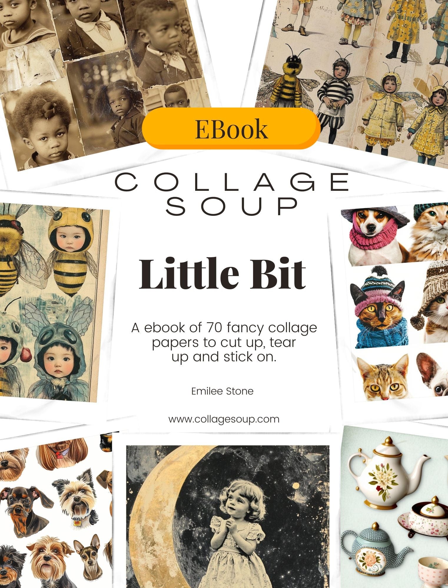 Collage Soup Little Bit (eBook) Small-Scale Cutouts for Creative Projects – 70 Pages