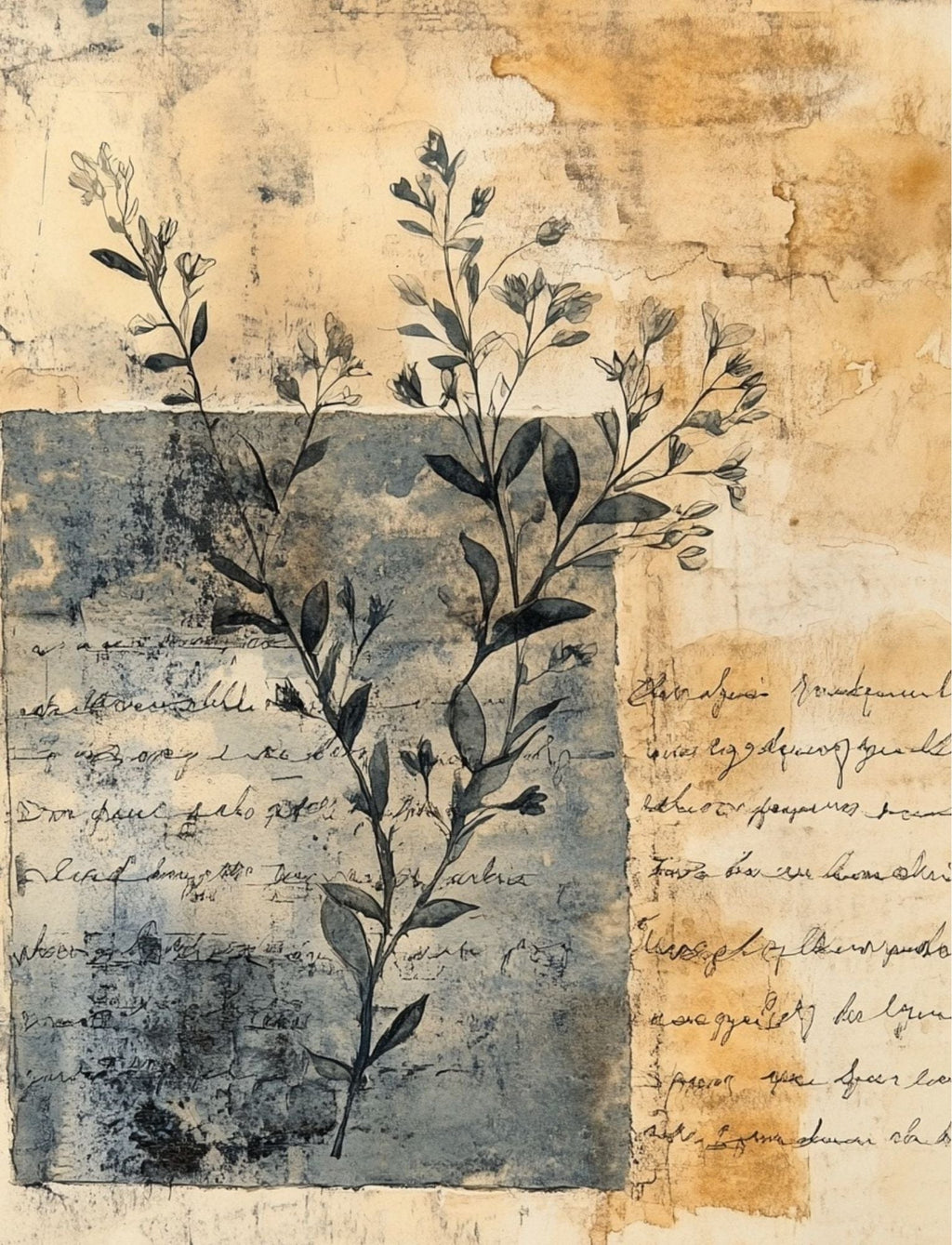 Collage Soup Lost Letters eBook | Abstract Writing, Texture & Emotion for Collage Artists