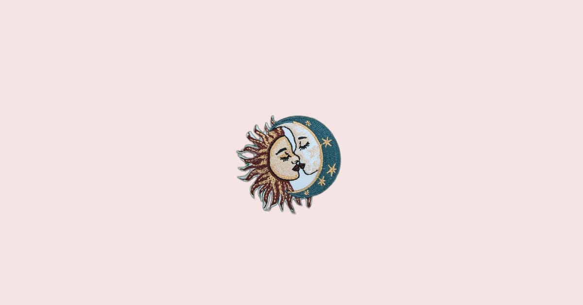 Collage Soup Lunar Patch Sticker