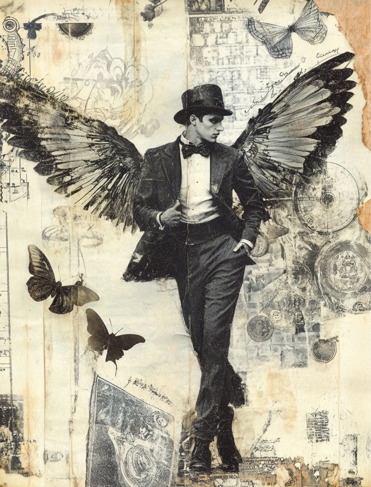 Collage Soup Men Gone Wild (eBook) Artistic Celebration of Masculinity for Collage & Journals – 70 Pages