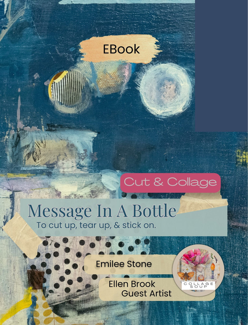Collage Soup Message In A Bottle eBook
