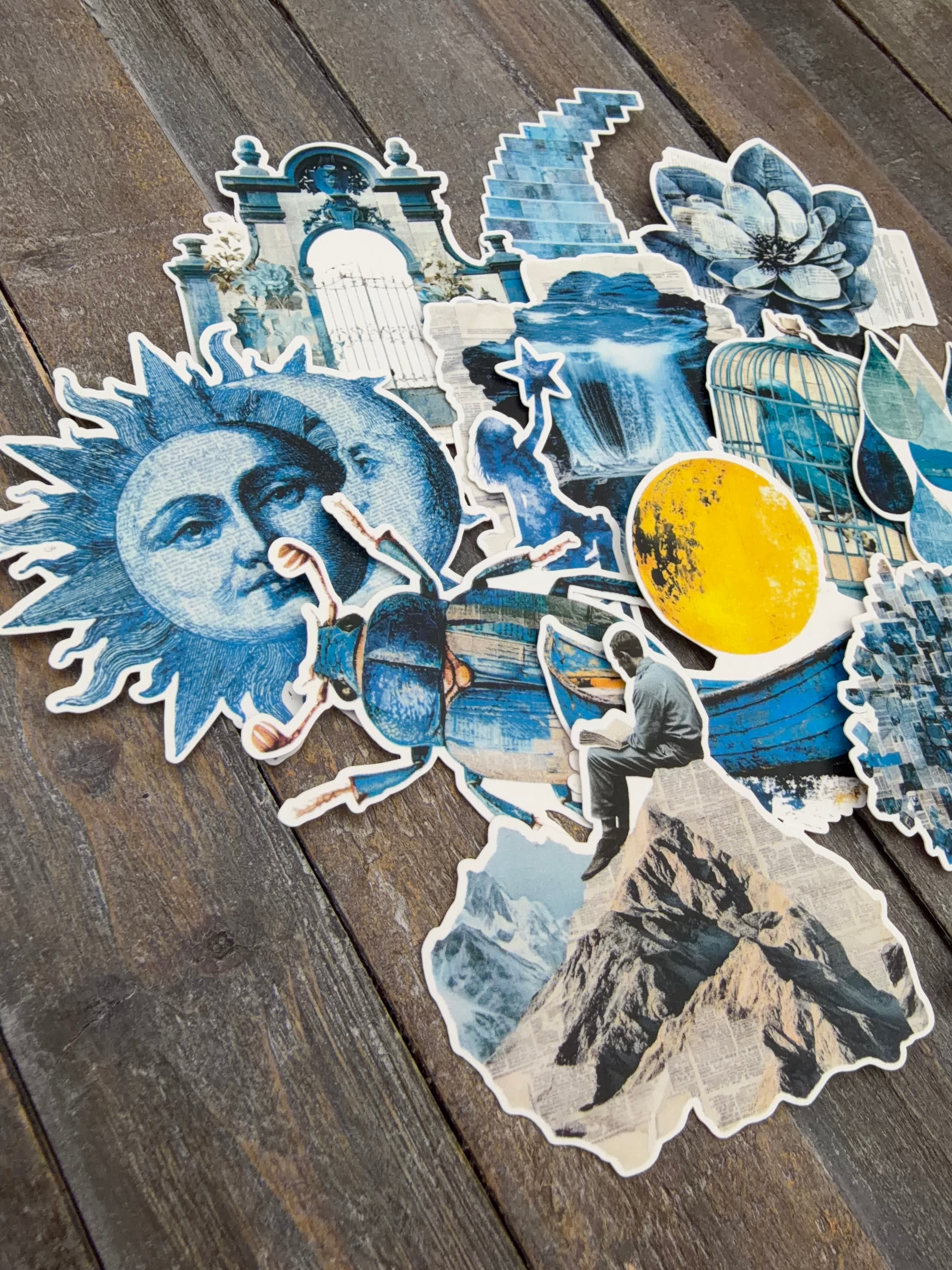 Collage Soup Metaphor Paper Bites