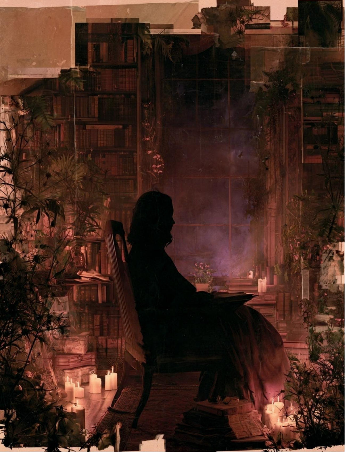 Collage Soup Midnight Estate
