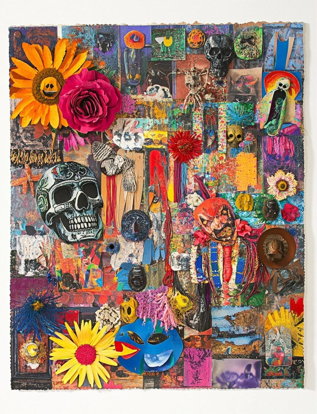 Collage Soup Milagro – Paperback | 70 Pages of Latin American Folk Art Collage Papers & Sacred Symbols