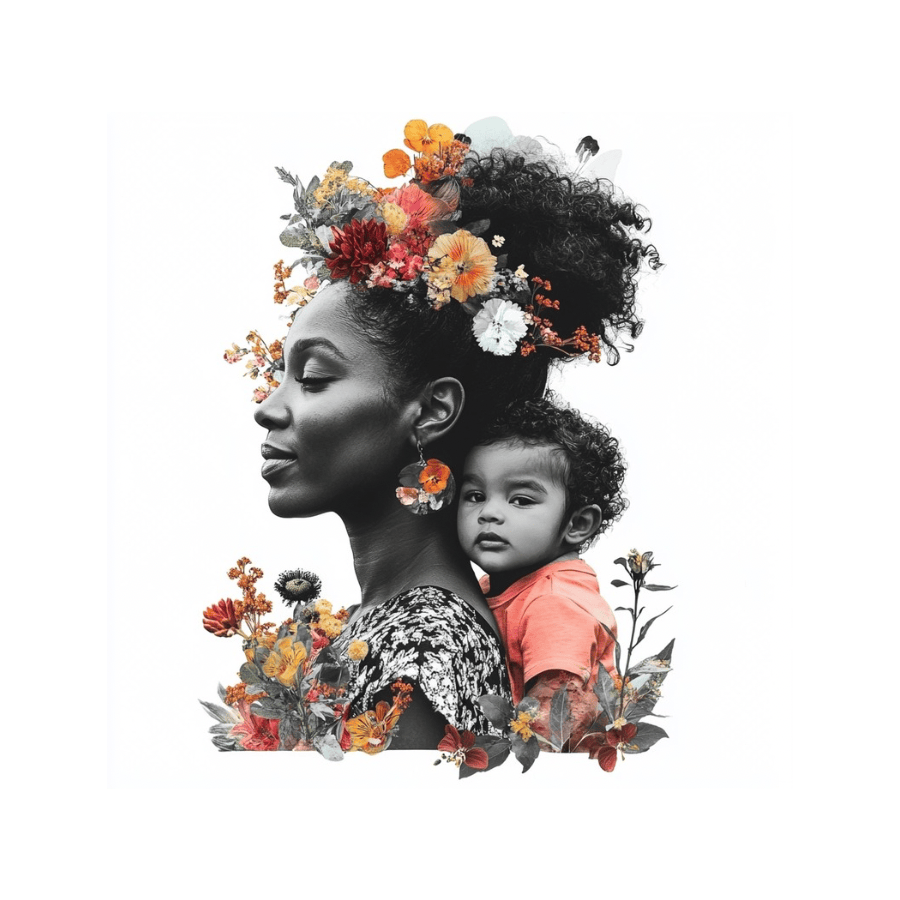 Collage Soup Moments & Mamas – Mother's Day Paper Bites