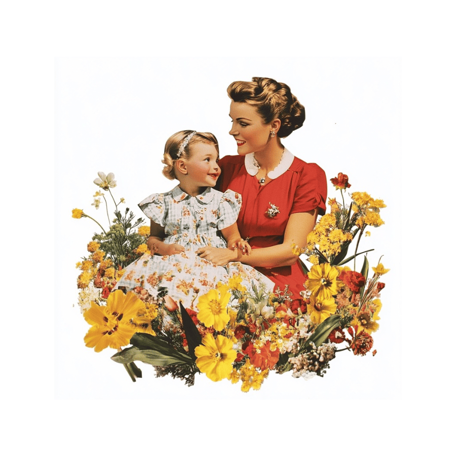 Collage Soup Moments & Mamas – Mother's Day Paper Bites