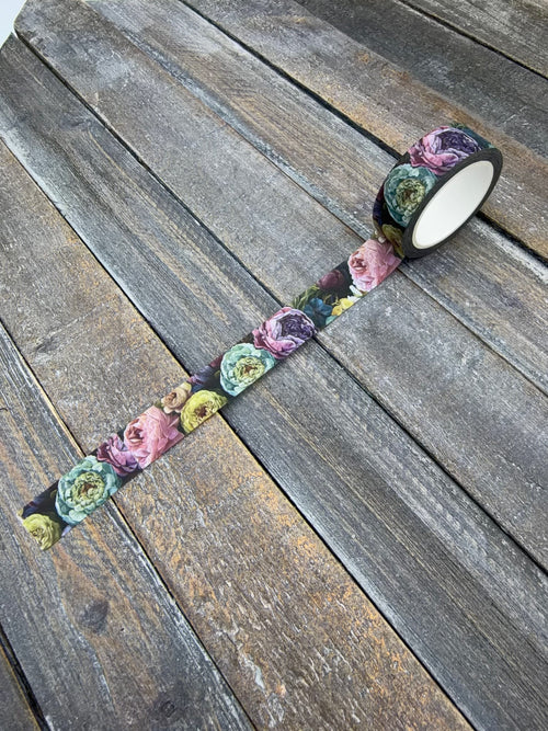 Moths Prefer Peonies Washi Tape