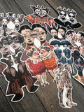 Collage Soup Mystical Twins Paper Bites | Die Cuts | Premium Pieces for Collage, Journaling, Mixed Media
