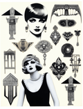 Collage Soup Neither Here, Nor There: A High-Contrast Paperback Collage Collection