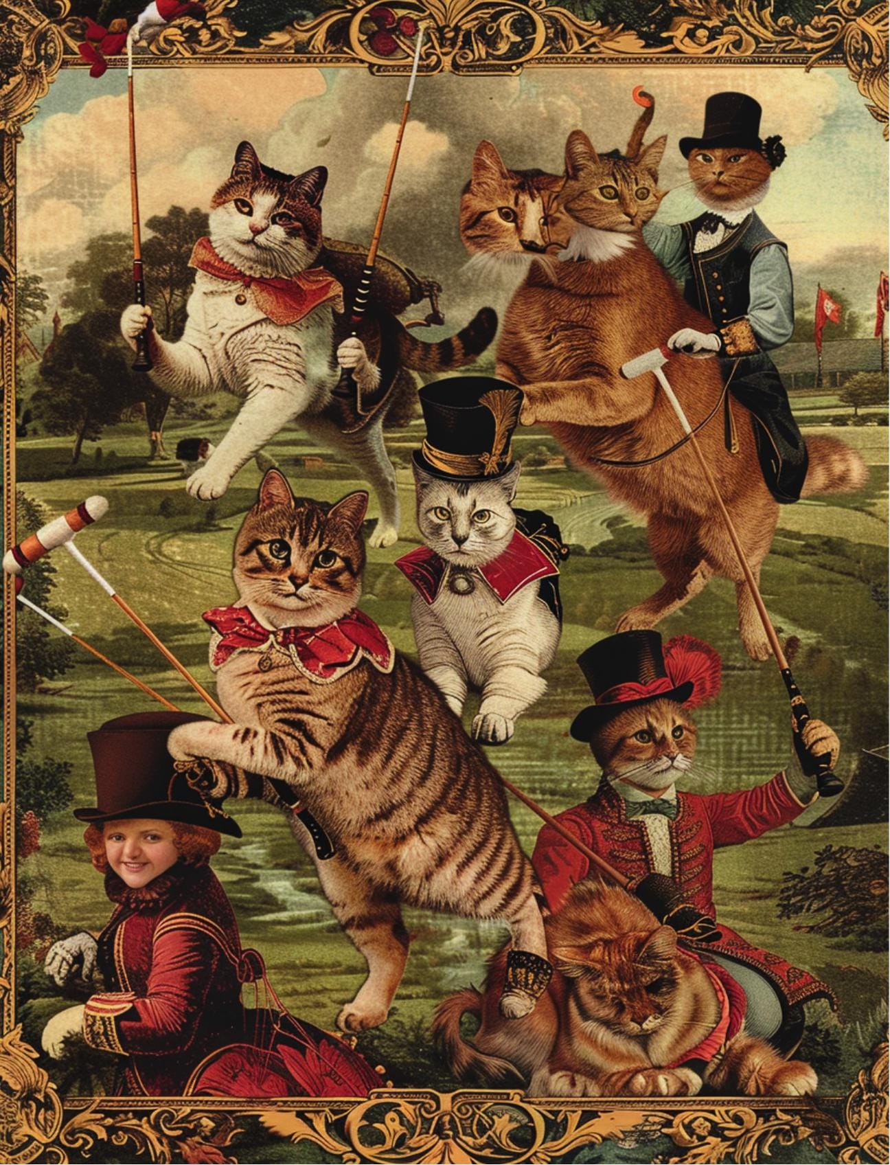 Collage Soup Nine Lives