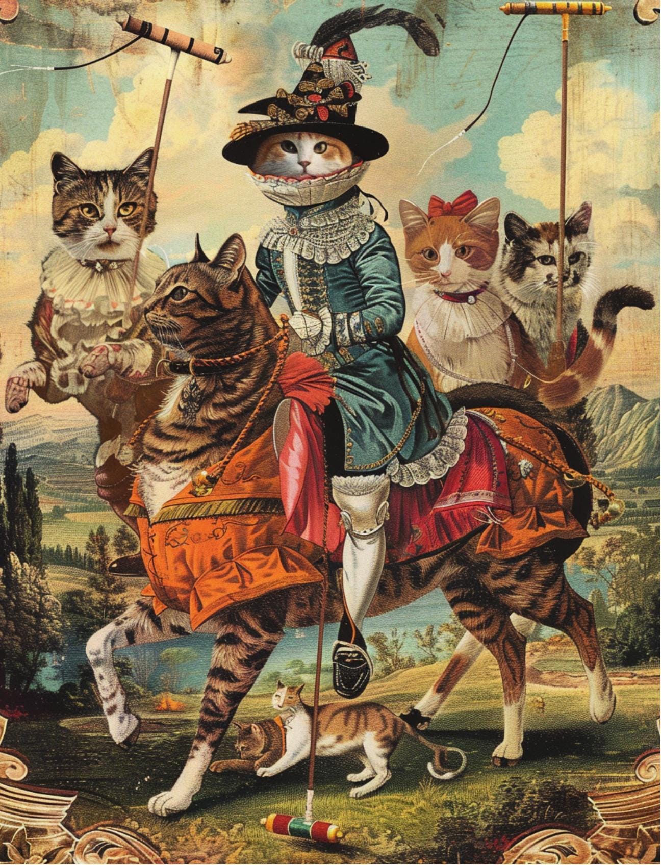 Collage Soup Nine Lives