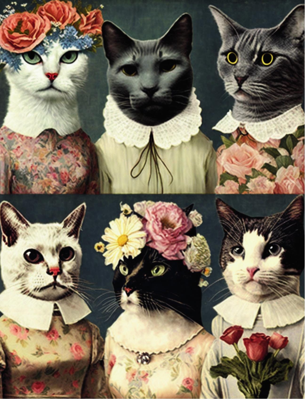 Collage Soup Nine Lives
