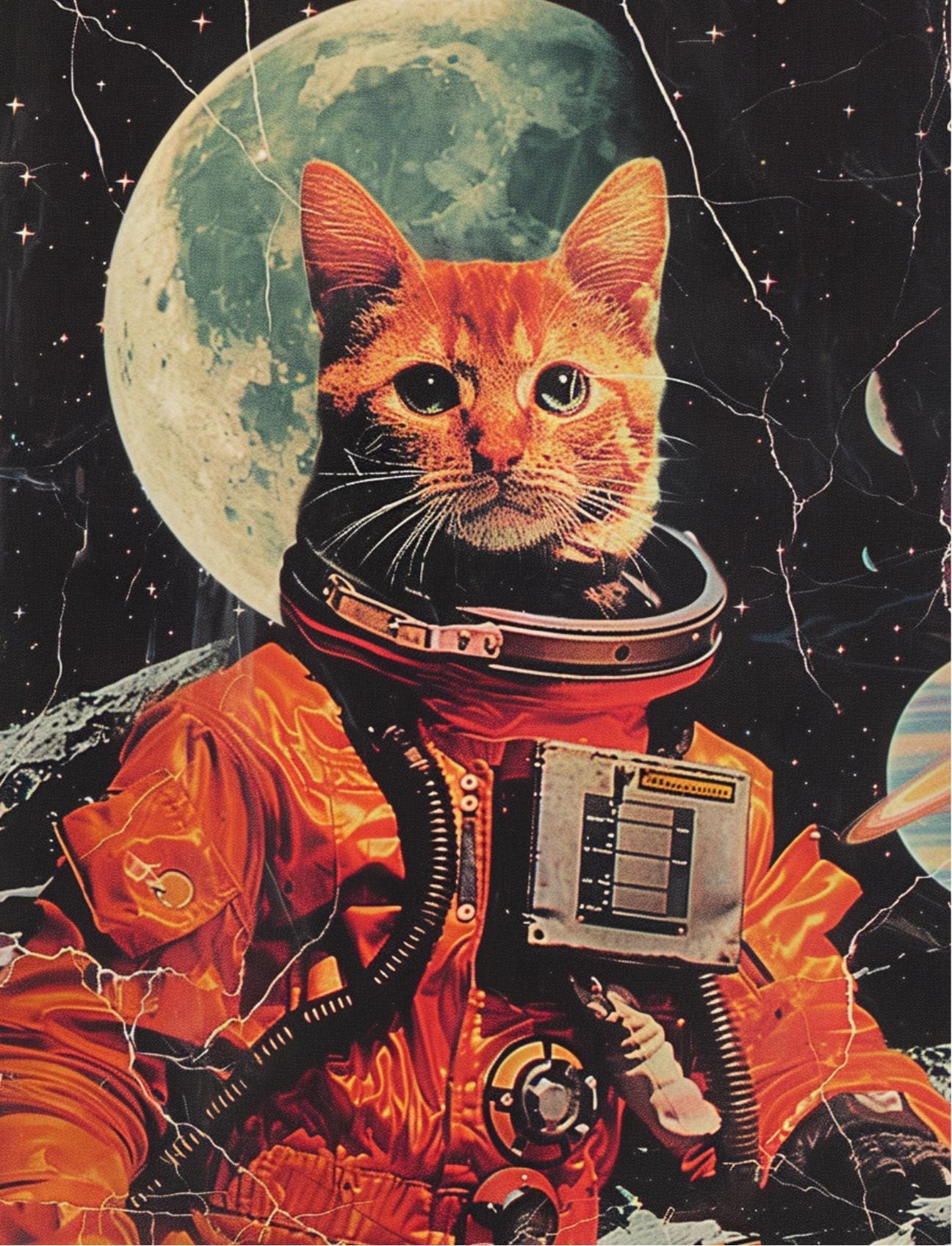 Collage Soup Nine Lives