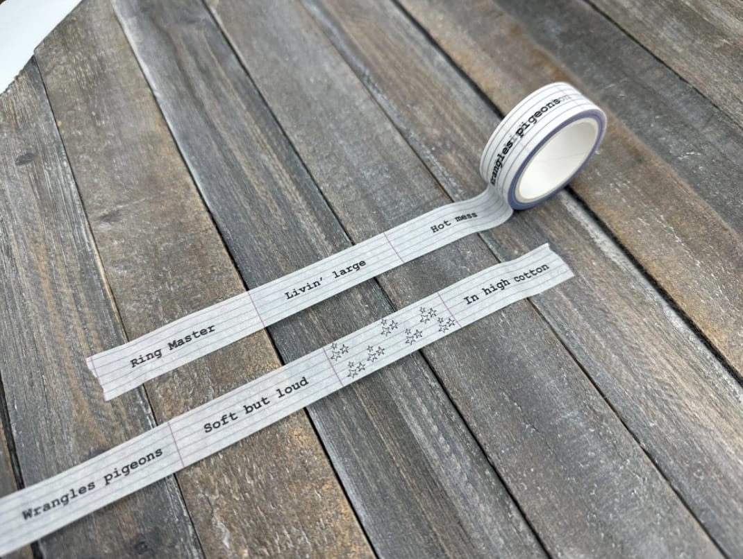 Collage Soup Oddball Labels Washi Tape