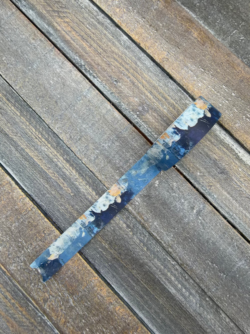 Collage Soup Orbit & Mark Washi Tape — Graphic Circles and Sketchy Marks in Cool Blue Tones