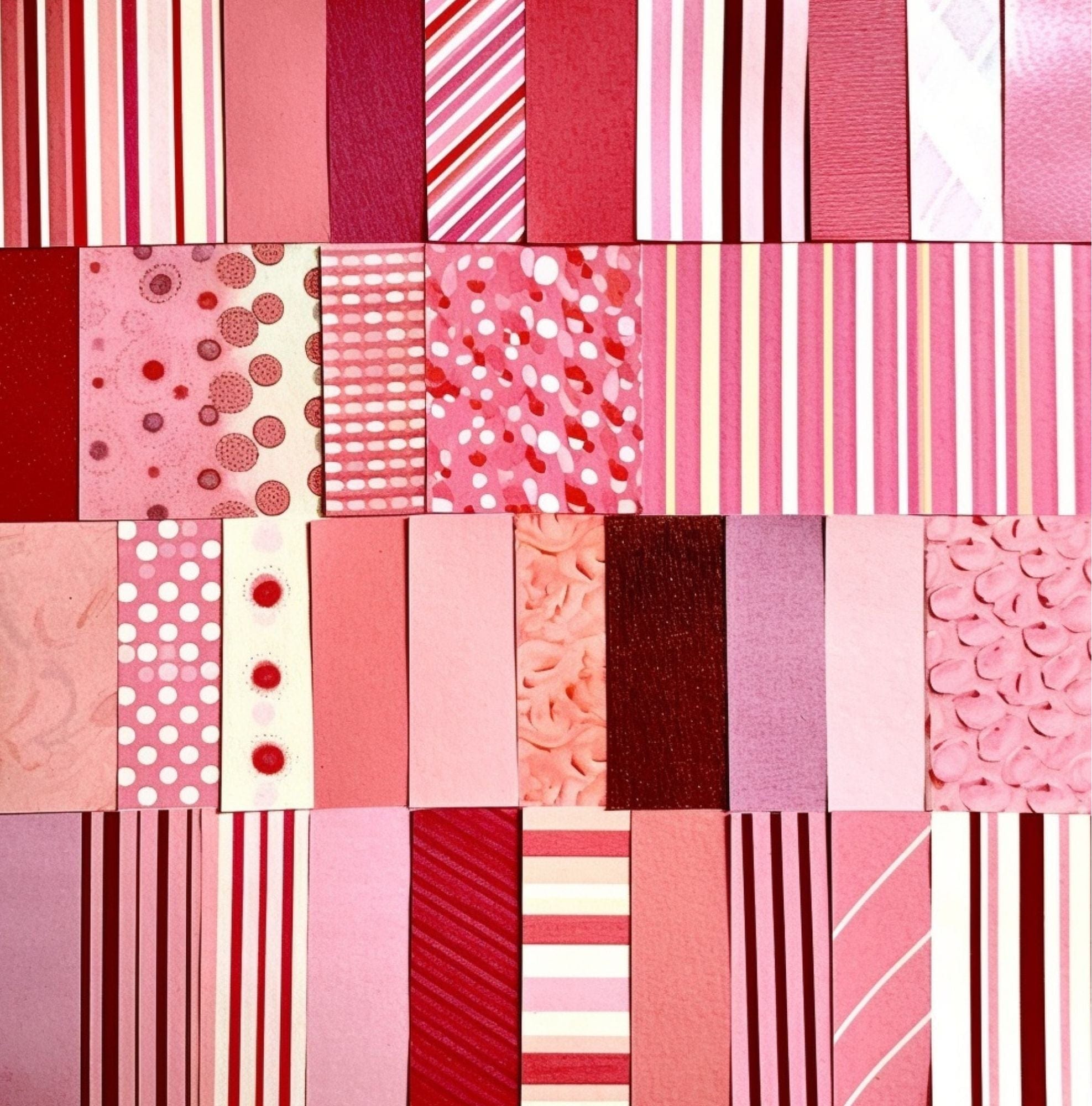 Collage Soup Pink Paper Craft Book for Origami, Journals & Collage (Paperback, 82 Pages)