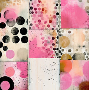 Collage Soup Pink Paper Craft Book for Origami, Journals & Collage (Paperback, 82 Pages)