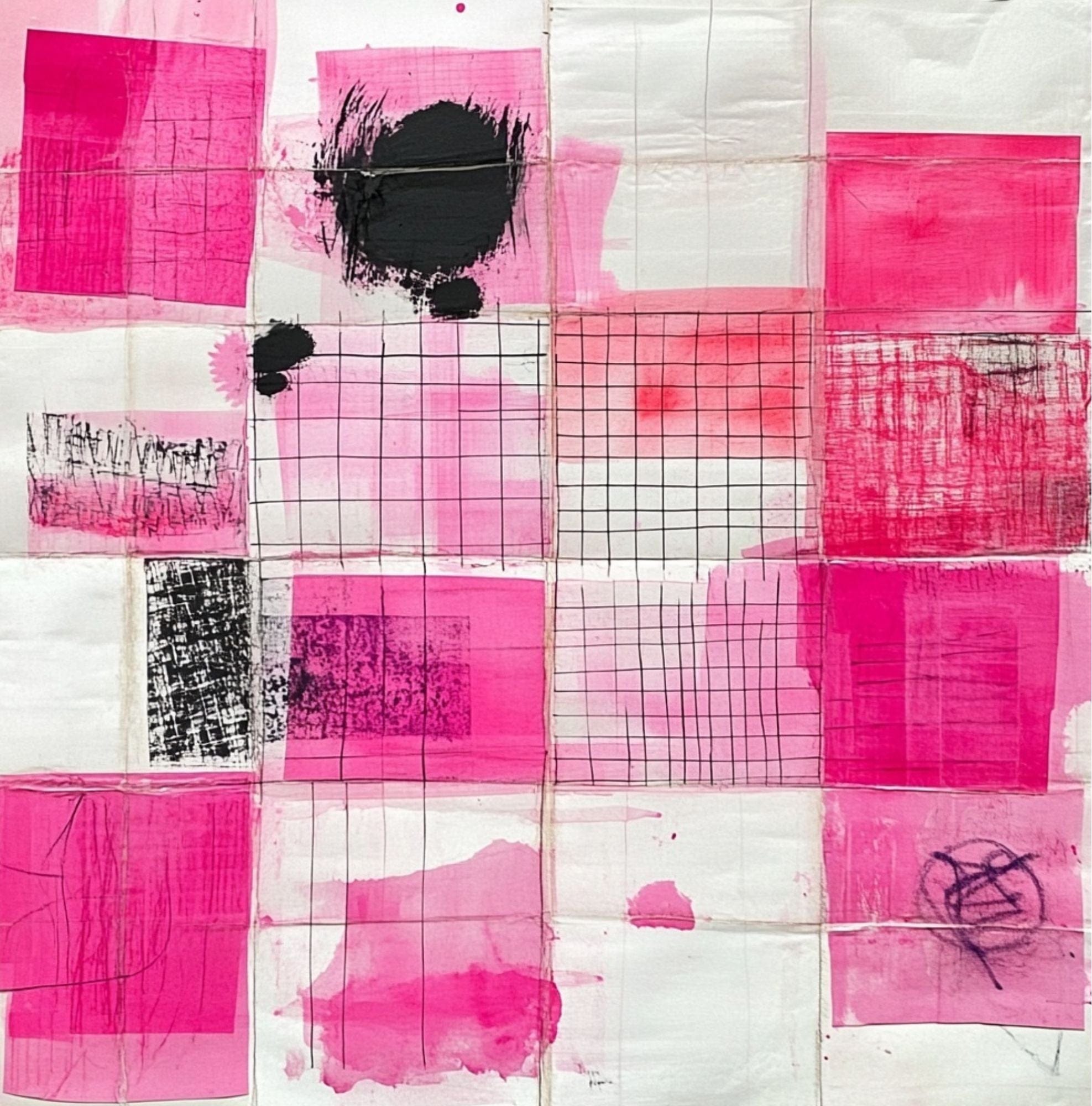 Collage Soup Pink Paper Craft Book for Origami, Journals & Collage (Paperback, 82 Pages)