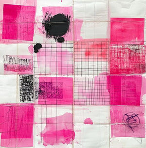 Collage Soup Pink Paper Craft Book for Origami, Journals & Collage (Paperback, 82 Pages)