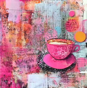 Collage Soup Pink Paper Craft Book for Origami, Journals & Collage (Paperback, 82 Pages)