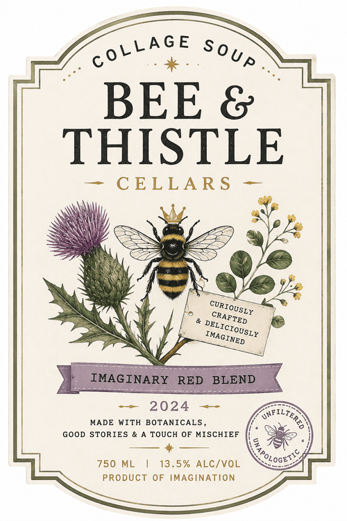 Collage Soup Project 1079: Bee & Thistle Cellar