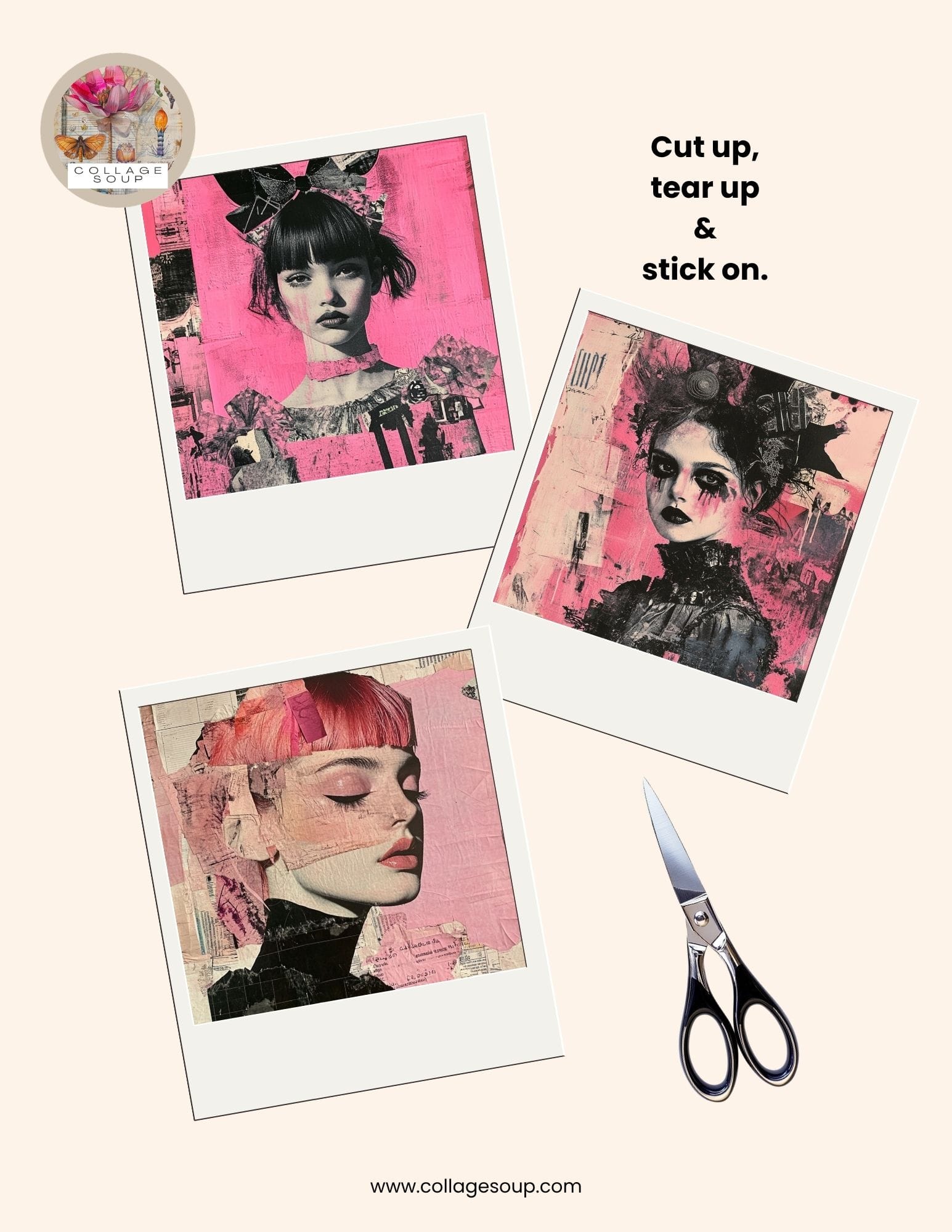 Collage Soup Punk Collage Girls — Free eBook Download