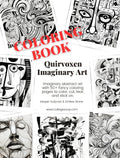Collage Soup Quirvoxen Imaginary Art – 75+ Pages of Abstract Coloring & Mixed Media
