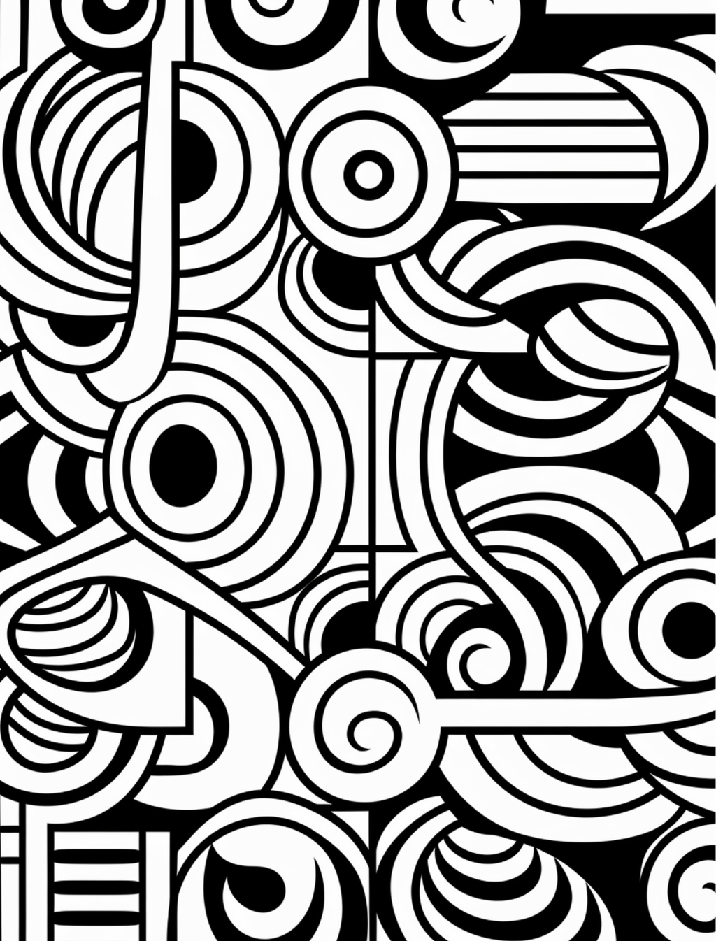 Collage Soup Quirvoxen Imaginary Art – 75+ Pages of Abstract Coloring & Mixed Media