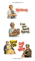 Collage Soup Rebellious Matriarchs | Sticker Sheet | Bold vintage women stickers for journals & collage