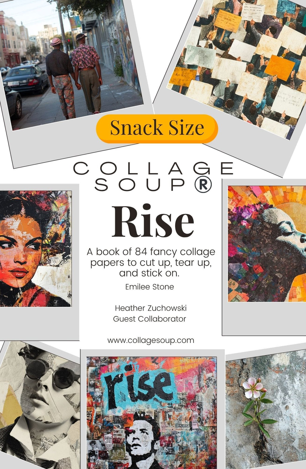 Collage Soup Rise: A Collage Book Celebrating Human Diversity | Paperback