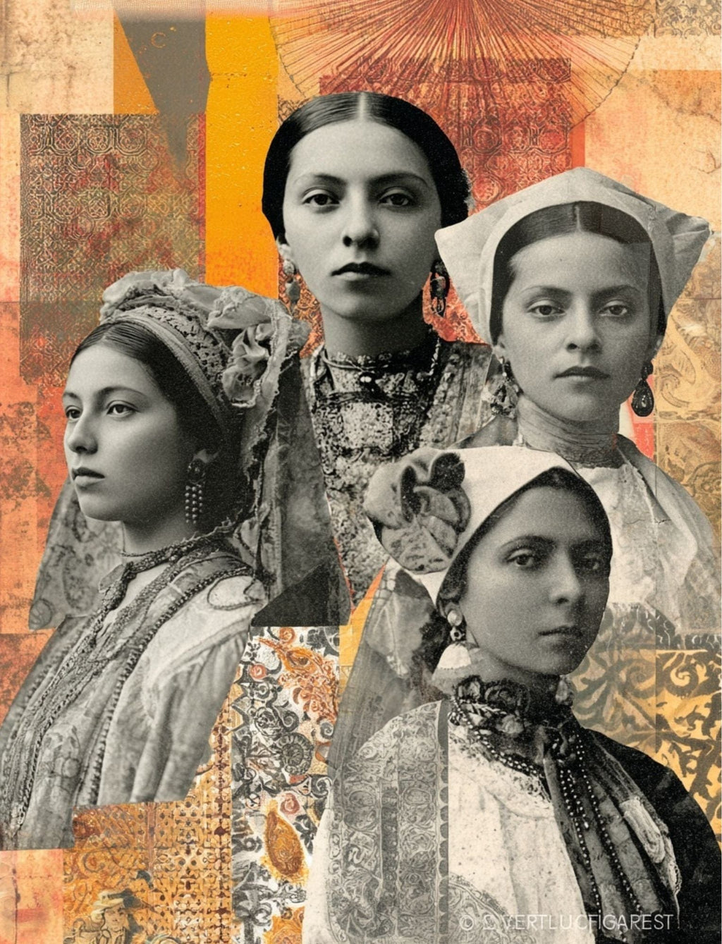 Collage Soup She Who Journeys Within (eBook) | A Visual Grimoire for Collage, Ritual & Inner Work – 100 Pages