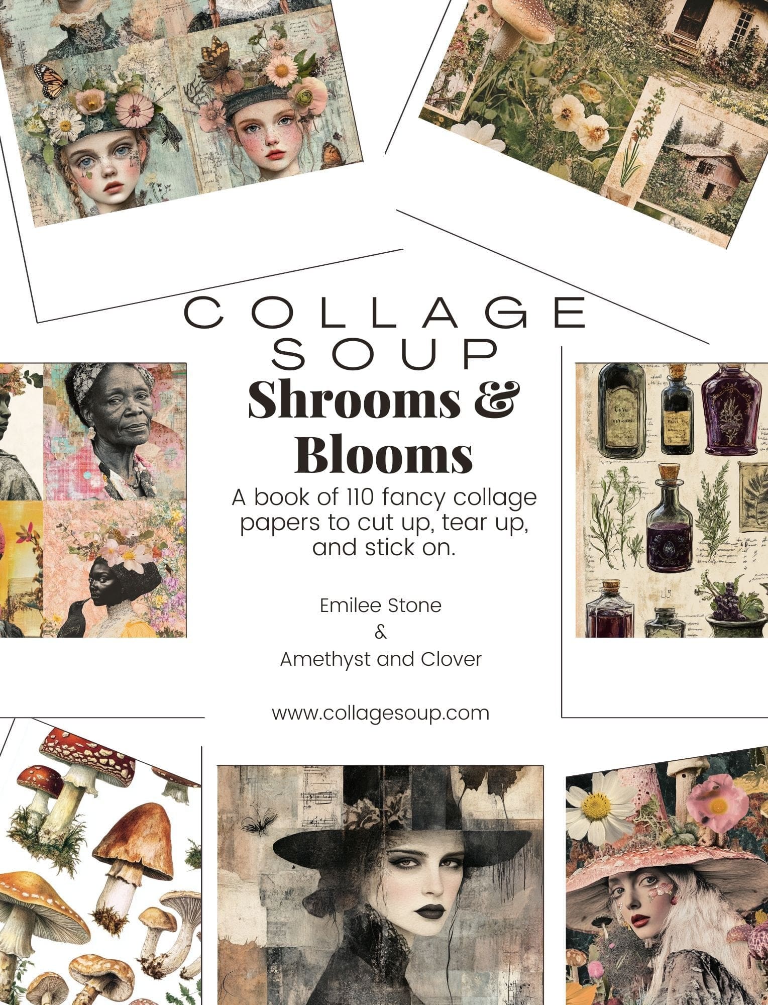 Collage Soup Shrooms & Blooms eBook